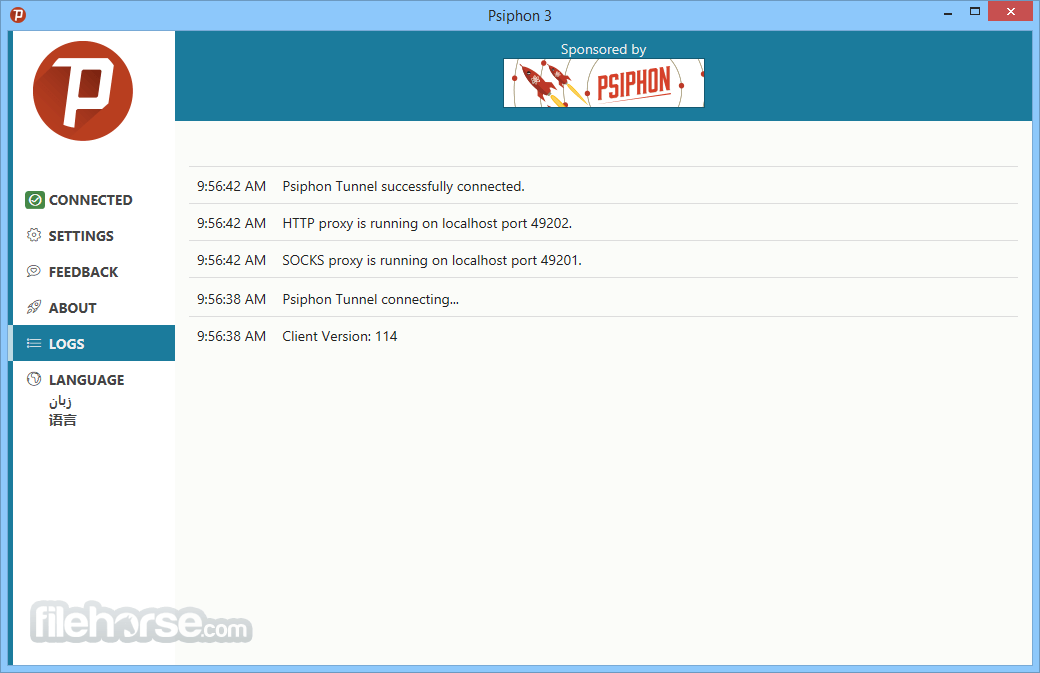 Psiphon VPN 3.180 for mac instal